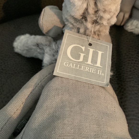 Gallerie II Dangle Leg knitted mice Figurine set of 2 NWT - Picture 4 of 4